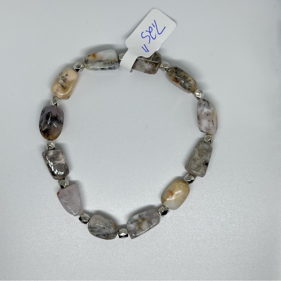 Dendritic Opal bracelets handmade stretchy - Picture 1 of 4